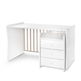 Letto MAXI PLUS NEW white /scrivania + mobiletto multifunzionale/